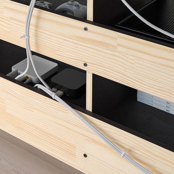 IKEA HAVSTA TV unit with base, 63x18 1/2x24 3/8 in Dark Brown, Ikea Ireland | 0329PSOIY