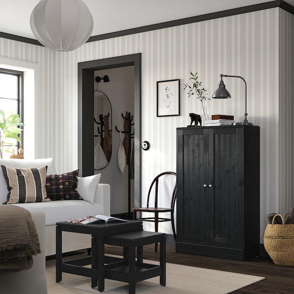 IKEA HAVSTA cabinet with base, 31 7/8x14 5/8x52 3/4 in Black, Ikea Ireland | 8973GHWOZ
