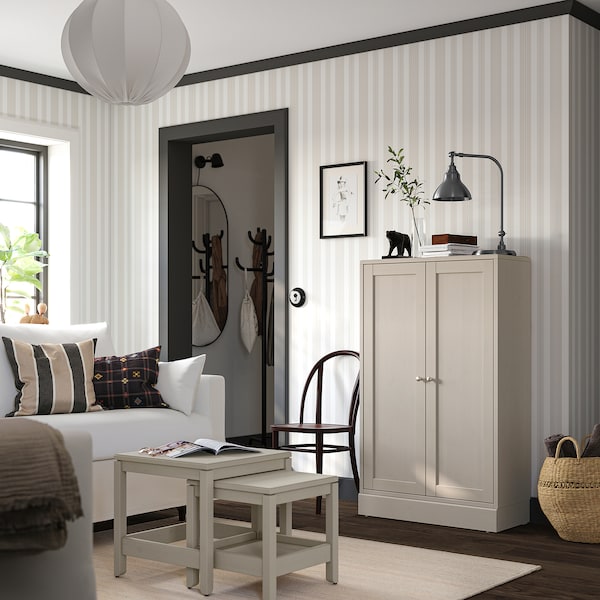 IKEA HAVSTA cabinet with base, 31 7/8x14 5/8x52 3/4 in Gray / Beige, Ikea Ireland | 6103DLJRW