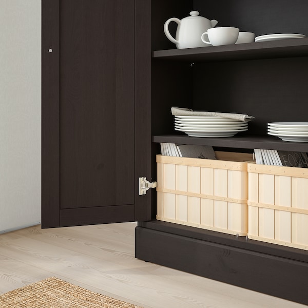 IKEA HAVSTA cabinet with base, 31 7/8x14 5/8x52 3/4 in Dark Brown, Ikea Ireland | 7954JISQG