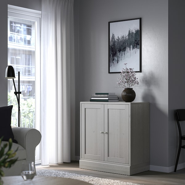 IKEA HAVSTA cabinet with base, 31 7/8x18 1/2x35 in Gray, Ikea Ireland | 7034STMWC