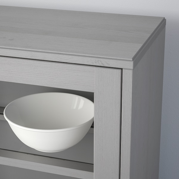 IKEA HAVSTA glass-door cabinet, 47 5/8x13 3/4x48 3/8 in Gray, Ikea Ireland | 7683TVYRN