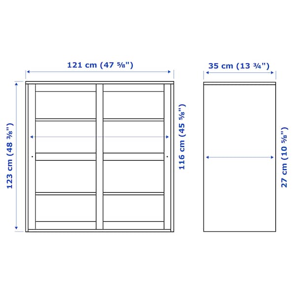 IKEA HAVSTA glass-door cabinet, 47 5/8x13 3/4x48 3/8 in White, Ikea Ireland | 3561SONRW