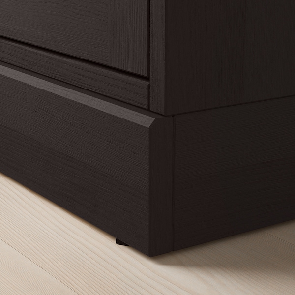 IKEA HAVSTA glass-door cabinet with base, 31 7/8x14 5/8x52 3/4 in Dark Brown Clear Glass, Ikea Ireland | 7435ONQBU