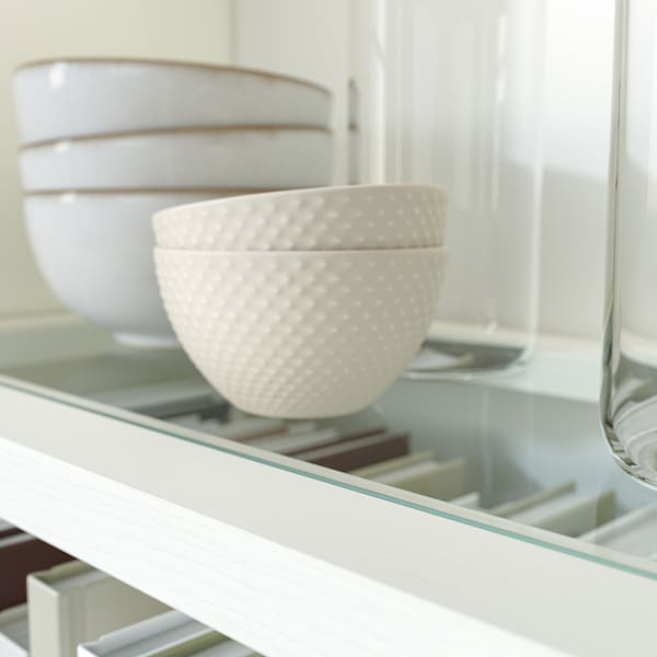 IKEA HAVSTA glass-door cabinet with base, 31 7/8x14 5/8x52 3/4 in White / Clear Glass, Ikea Ireland | 8129DUMPZ