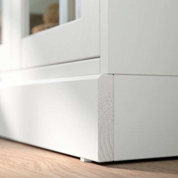 IKEA HAVSTA glass-door cabinet with base, 31 7/8x14 5/8x52 3/4 in White / Clear Glass, Ikea Ireland | 8129DUMPZ