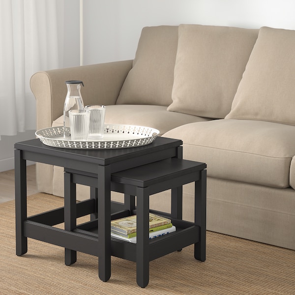 IKEA HAVSTA nesting tables, set of 2 Dark Brown, Ikea Ireland | 2716VHOWB