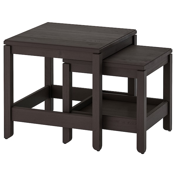 IKEA HAVSTA nesting tables, set of 2 Dark Brown, Ikea Ireland | 2716VHOWB