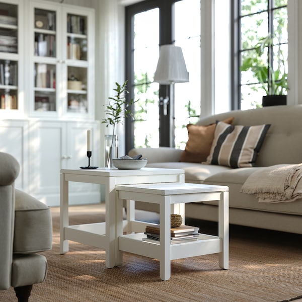 IKEA HAVSTA nesting tables, set of 2 White, Ikea Ireland | 0864XHTOL