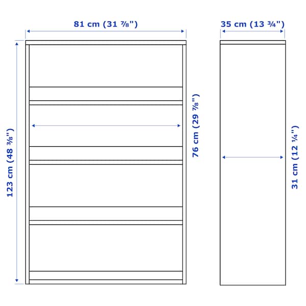 IKEA HAVSTA shelf unit, 31 7/8x13 3/4x48 3/8 in Gray, Ikea Ireland | 6345IHXPS