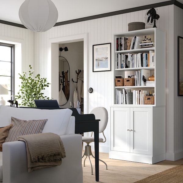 IKEA HAVSTA shelf unit, 31 7/8x13 3/4x48 3/8 in White, Ikea Ireland | 5176HETBC