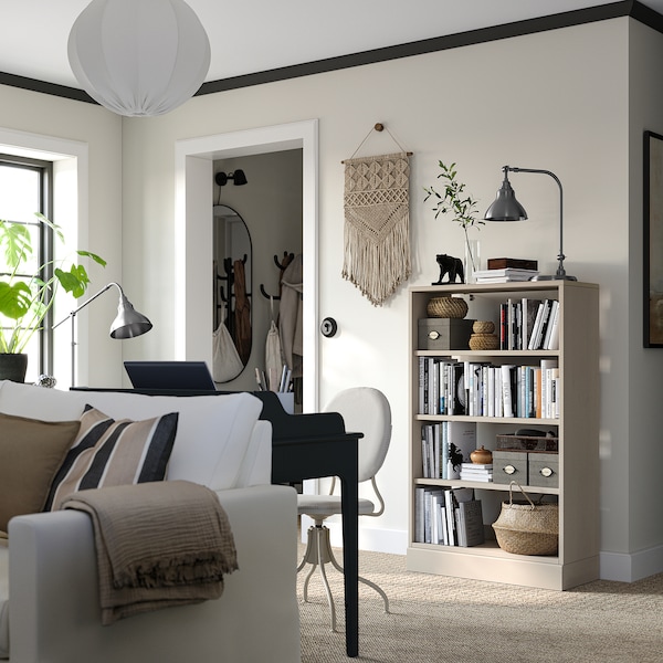 IKEA HAVSTA shelving unit with base, 31 7/8x14 5/8x52 3/4 in Gray / Beige, Ikea Ireland | 2893ZRDLE