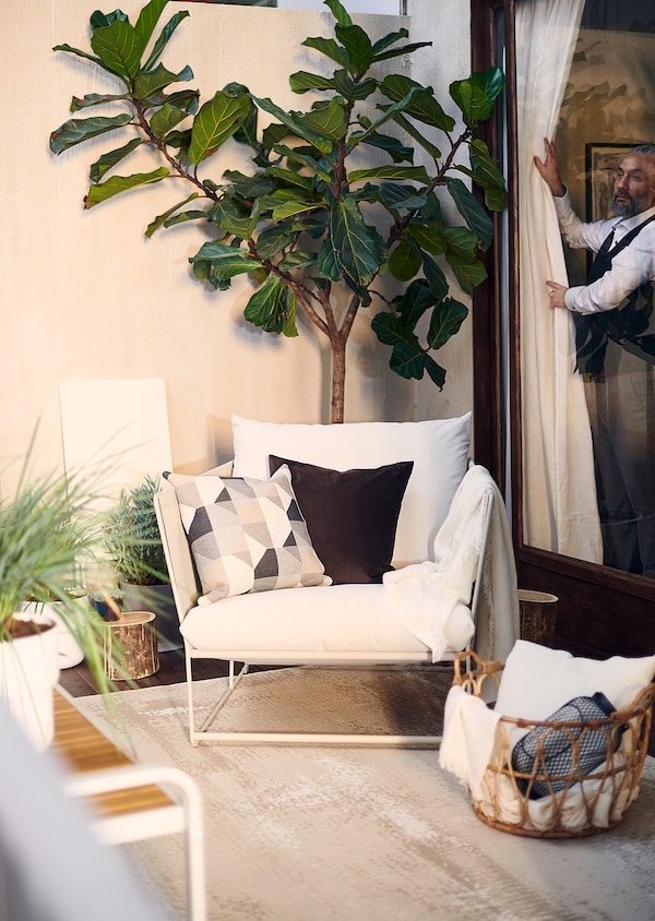 IKEA HAVSTEN armchair, outdoor, beige, Ikea Ireland | 6235TOEXI