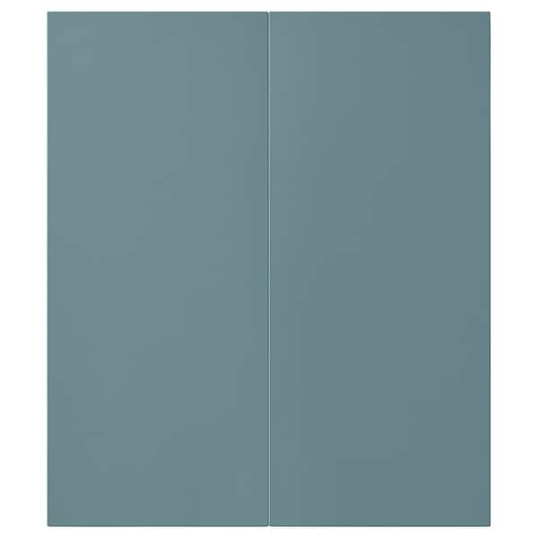 IKEA HAVSTORP 2-p door/corner base cabinet set, 13x30 in Turquoise, Ikea Ireland | 9486FZIMK