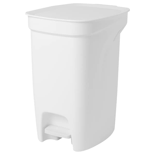 IKEA HÄCKSAX step trash can, 3 gallon White, Ikea Ireland | 2987LMUWF
