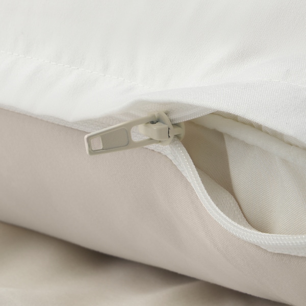 IKEA HEDFRYLE comforter set, Full/Queen White / Beige, Ikea Ireland | 5342DROWJ