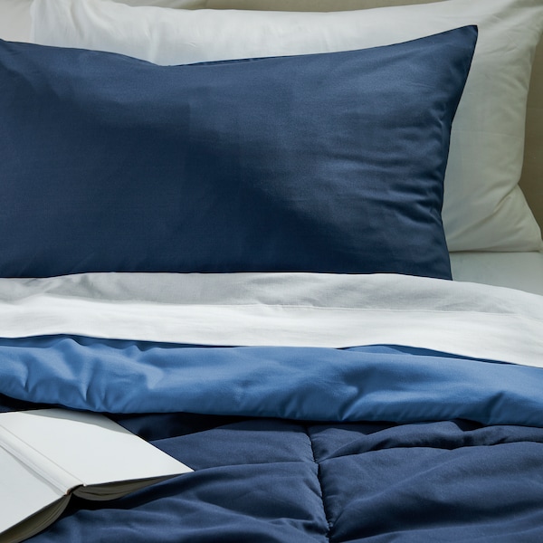 IKEA HEDFRYLE comforter set, Twin/Twin X-long Blue, Ikea Ireland | 2953UIXAW