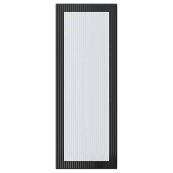 IKEA HEJSTA glass door, 15x40 in Anthracite / Reeded Glass, Ikea Ireland | 3604ICNWX