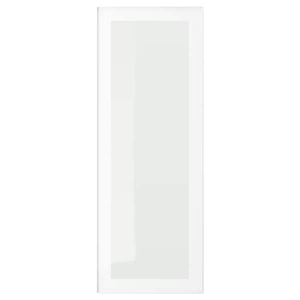 IKEA HEJSTA glass door, 15x40 in White / Clear Glass, Ikea Ireland | 9105GWHBV