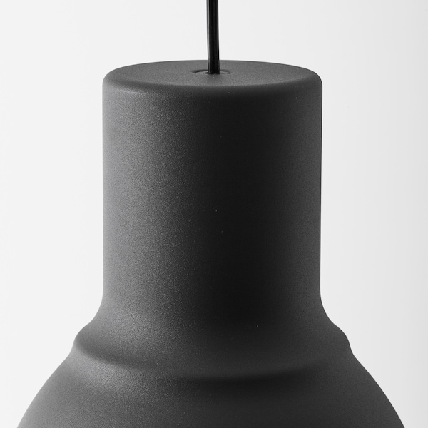 IKEA HEKTAR Pendant lamp, dark gray, 9 in, Ikea Ireland | 7821ZPOVQ