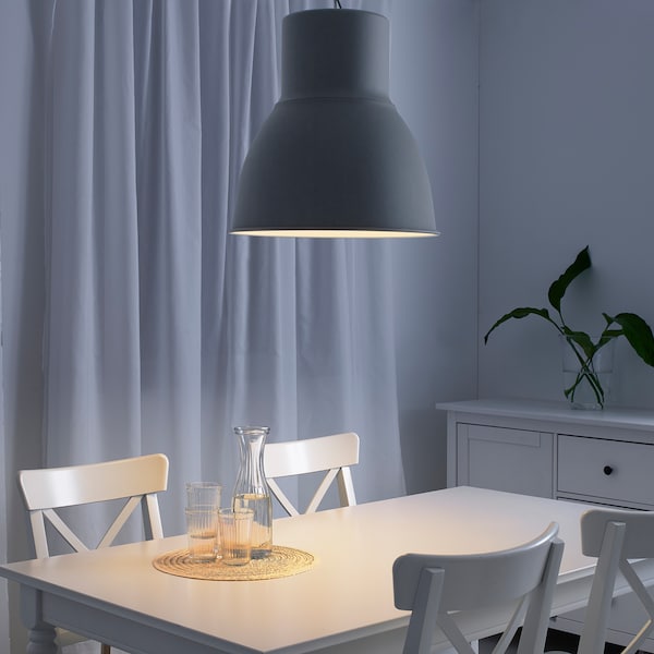 IKEA HEKTAR pendant lamp, dark gray, 19 in, Ikea Ireland | 1793DBYHW