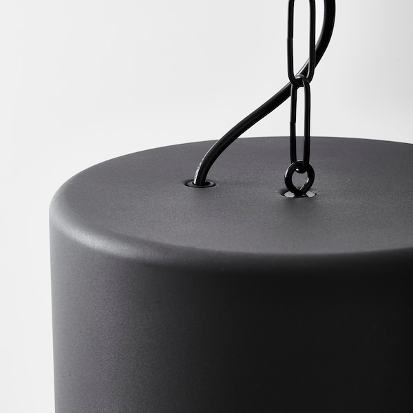 IKEA HEKTAR pendant lamp, dark gray, 19 in, Ikea Ireland | 1793DBYHW