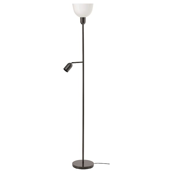 IKEA HEKTOGRAM floor uplighter/reading lamp Black / White, Ikea Ireland | 1208GKRSZ
