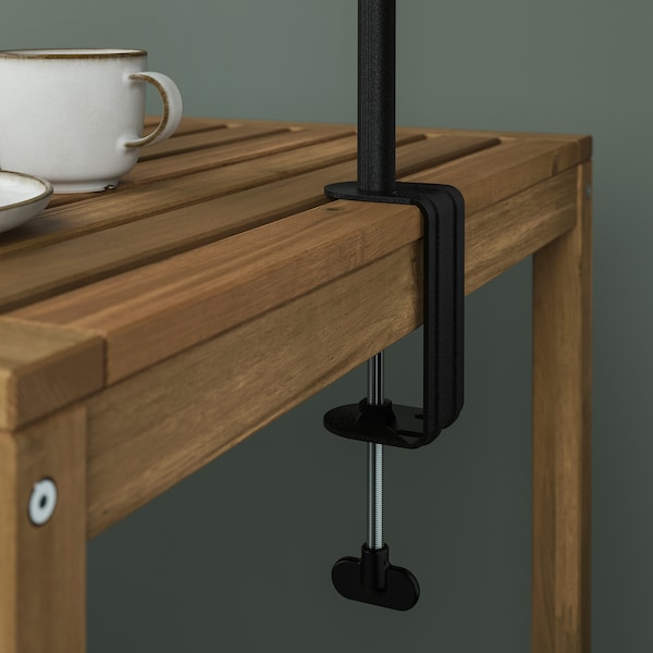 IKEA HELGEÖ decorating rod for table, black adjustable/outdoor indoor, 45 1/4/92 1/2x45 5/8 in, Ikea Ireland | 2436MATIX