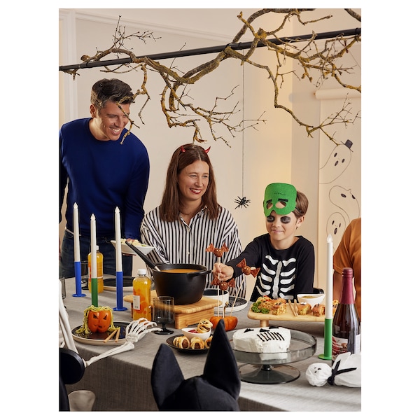 IKEA HELGEÖ decorating rod for table, black adjustable/outdoor indoor, 45 1/4/92 1/2x45 5/8 in, Ikea Ireland | 2436MATIX