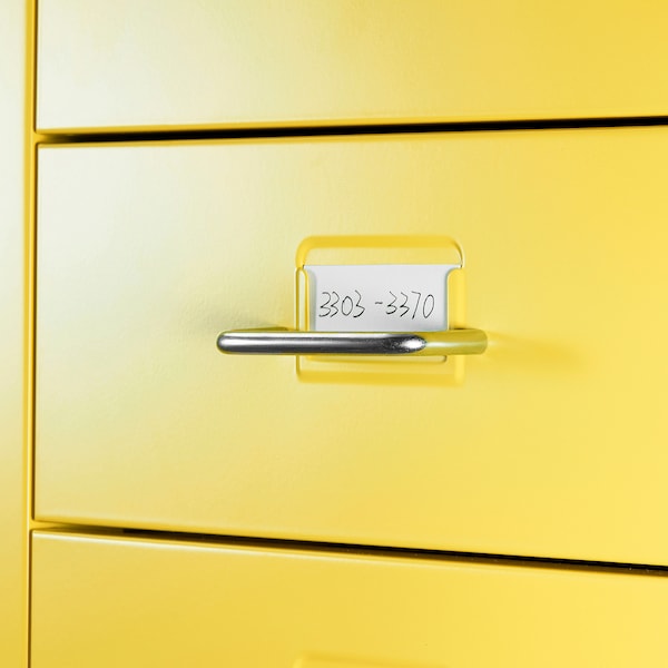 IKEA HELMER Drawer unit on casters, 11x27 1/8 in Yellow, Ikea Ireland | 7395WYBTE