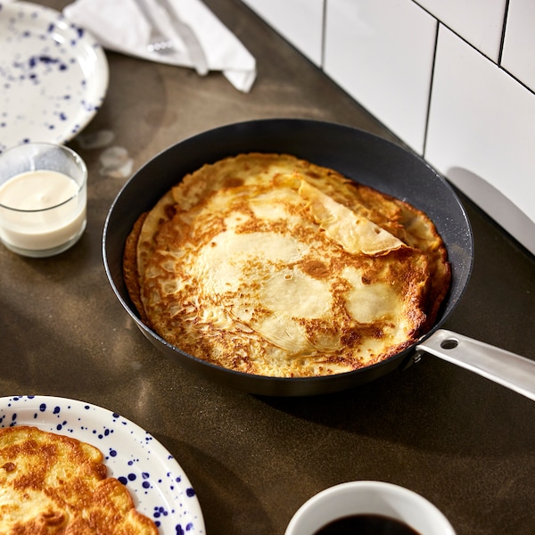 IKEA HEMKOMST frying pan, 11 in Stainless Steel / Non / Stick Coating, Ikea Ireland | 0569MVWCX