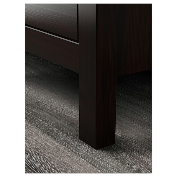 IKEA HEMNES 2-drawer chest, 21 1/4x26 in Black / Brown, Ikea Ireland | 2541POXJI