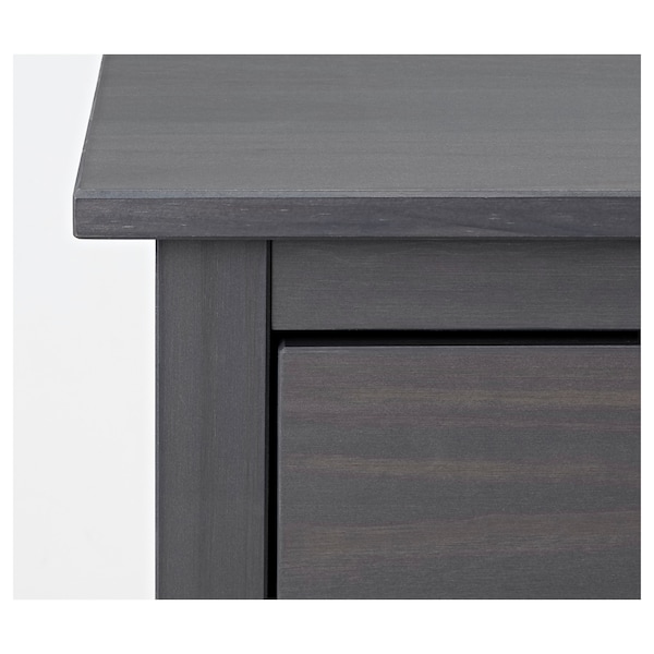 IKEA HEMNES 2-drawer chest, 21 1/4x26 in Dark Gray Stained, Ikea Ireland | 3476ZXWTG