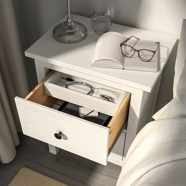 IKEA HEMNES 2-drawer chest, 21 1/4x26 in White Stain, Ikea Ireland | 7236XGPRS