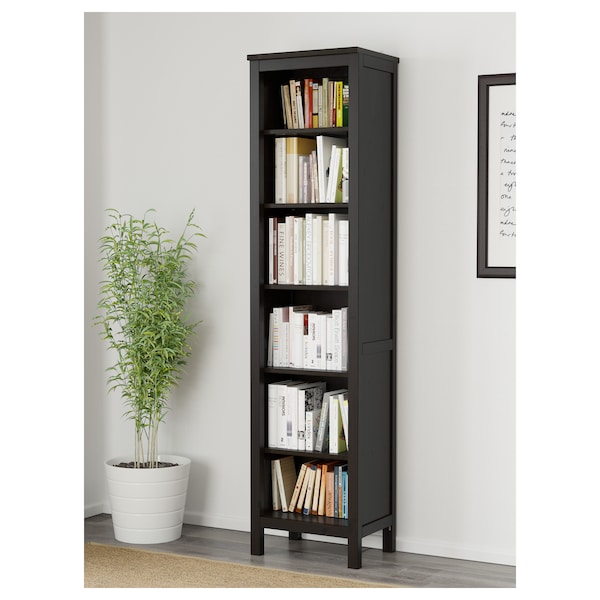 IKEA HEMNES Bookcase, 19 1/4x77 1/2 in Black / Brown, Ikea Ireland | 0315JUWFP