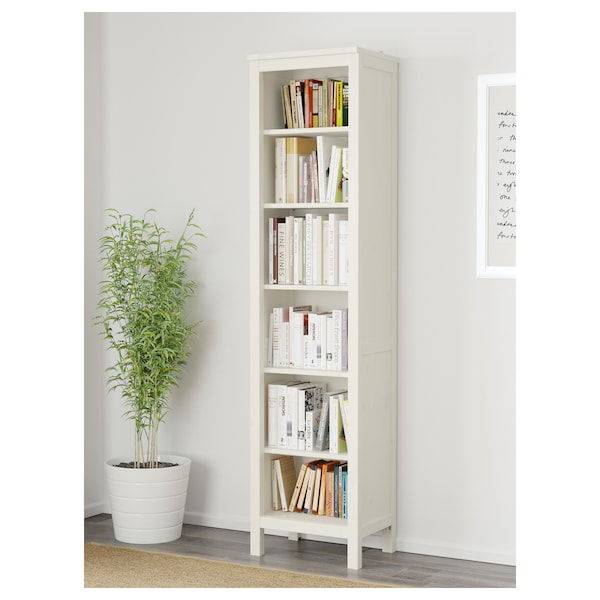 IKEA HEMNES Bookcase, 19 1/4x77 1/2 in White Stain, Ikea Ireland | 5610GINFE