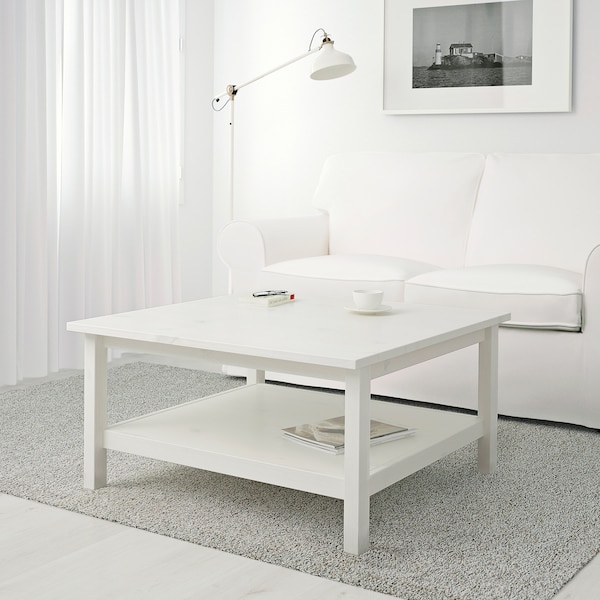 IKEA HEMNES Coffee table, 35 3/8x35 3/8 in White Stain White, Ikea Ireland | 3927PKYNI