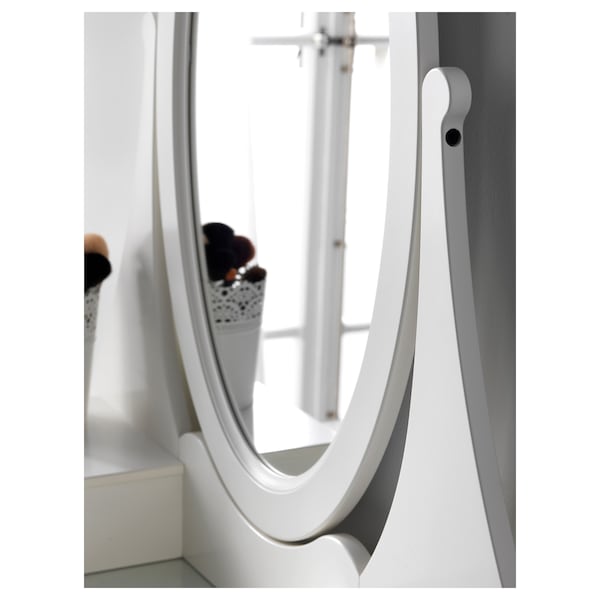 IKEA HEMNES Dressing table with mirror, white, 39 3/8x19 5/8 in, Ikea Ireland | 8264INFYS