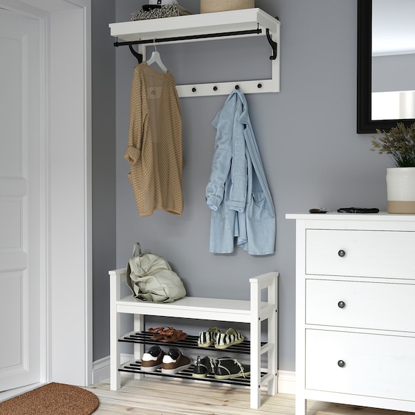 IKEA HEMNES Hat rack, white, 33 1/2 in, Ikea Ireland | 4583KHVWF