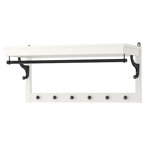 IKEA HEMNES Hat rack, white, 33 1/2 in, Ikea Ireland | 4583KHVWF