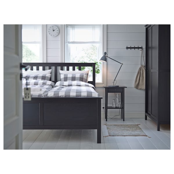 IKEA HEMNES Nightstand, 18 1/8x13 3/4 in Black / Brown, Ikea Ireland | 1753BGMKH