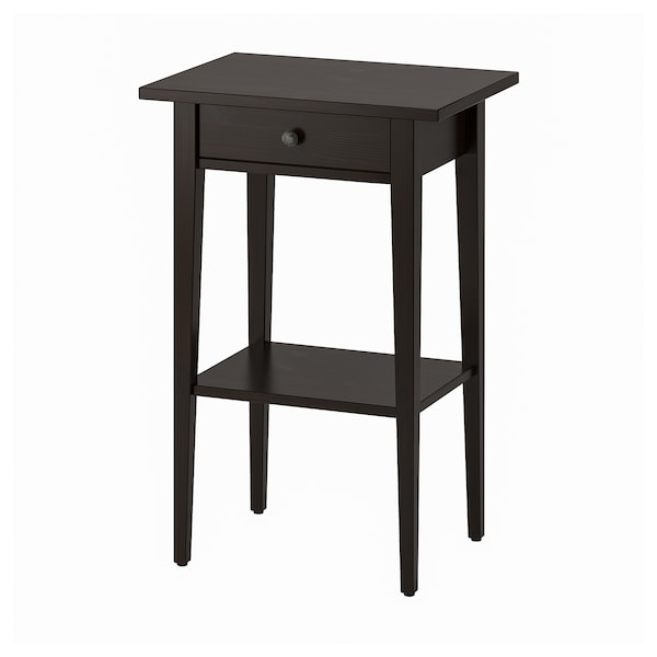 IKEA HEMNES Nightstand, 18 1/8x13 3/4 in Black / Brown, Ikea Ireland | 1753BGMKH