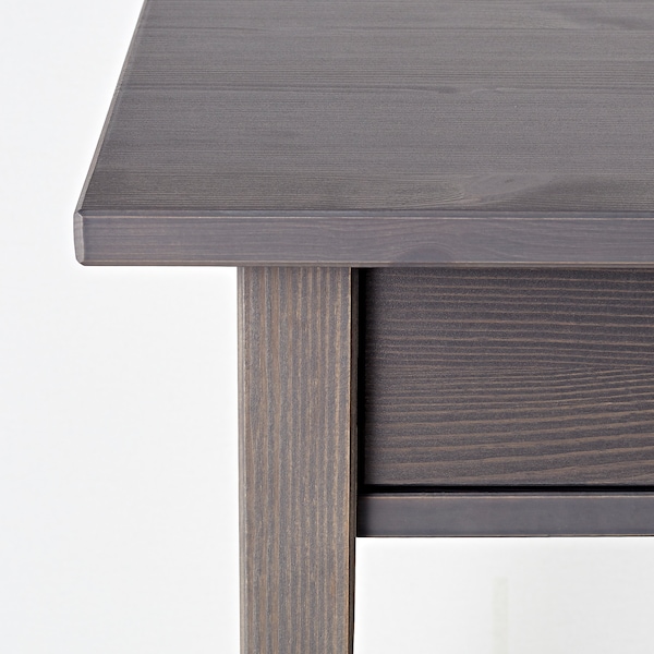 IKEA HEMNES Nightstand, 18 1/8x13 3/4 in Gray Dark Gray Stained, Ikea Ireland | 4763IPQKC