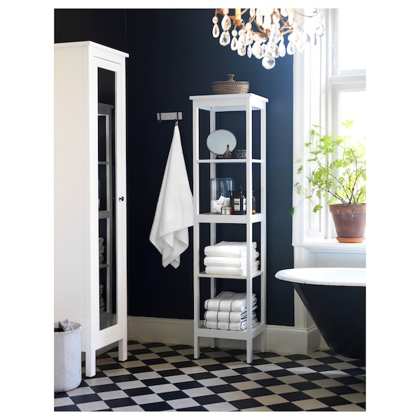 IKEA HEMNES Shelf unit, 16 1/2x67 3/4 in White, Ikea Ireland | 9563OARUS