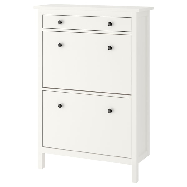 IKEA HEMNES Shoe cabinet with 2 compartments, 35x50 in White, Ikea Ireland | 9357FKRNA