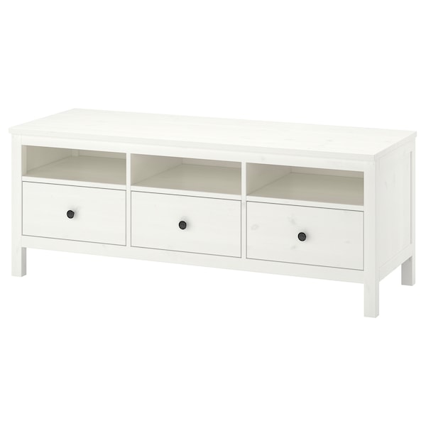 IKEA HEMNES TV unit, 58 1/4x18 1/2x22 1/2 in White Stain, Ikea Ireland | 8942PBTGF