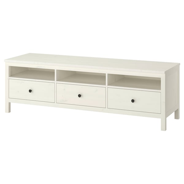 IKEA HEMNES TV unit, 72x18 1/2x22 1/2 in White Stain, Ikea Ireland | 4801GEILZ