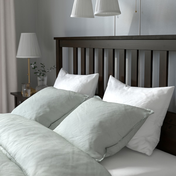 IKEA HEMNES bed frame, Queen Black / Brown, Ikea Ireland | 3218HJOSQ