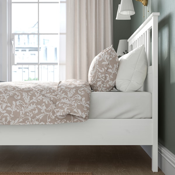 IKEA HEMNES bed frame, Queen White Stain, Ikea Ireland | 9870TNSWR