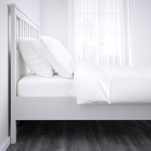 IKEA HEMNES bed frame, Twin White Stain, Ikea Ireland | 3791NJDUE